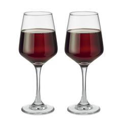 Vue Ensemble de 2 verres à vin - Cheers de couleur blanc| Krokrodeal