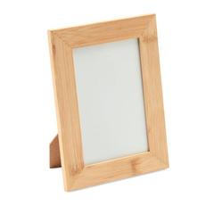 Vue Cadre photo en bambou - Gazo de couleur marron| Krokrodeal