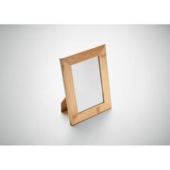 Vue Cadre photo en bambou - Gazo de couleur marron| Krokrodeal
