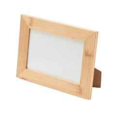 Vue Cadre photo en bambou - Gazo de couleur marron| Krokrodeal