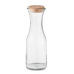 Vue Carafe en verre recyclé 1L - Picca de couleur blanc| Krokrodeal