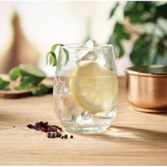 Vue Verre recyclé 420 ml - Dilly de couleur blanc| Krokrodeal