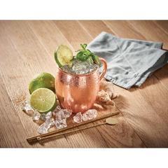 Vue Tasse cocktail couleur cuivre - Daiquiri de couleur jaune| Krokrodeal