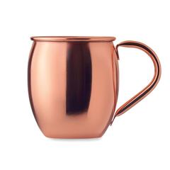 Vue Tasse cocktail couleur cuivre - Daiquiri de couleur jaune| Krokrodeal