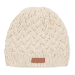 Vue Bonnet tricoté en RPET - Katmai de couleur marron| Krokrodeal