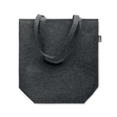 Vue Sac Shopping en feutre RPET - Nata de couleur gris| Krokrodeal