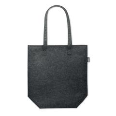 Vue Sac Shopping en feutre RPET - Nata de couleur gris| Krokrodeal