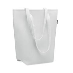 Vue Sac Shopping en feutre RPET - Nata de couleur blanc| Krokrodeal