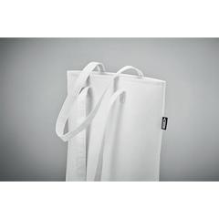Vue Sac Shopping en feutre RPET - Nata de couleur blanc| Krokrodeal