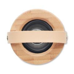 Vue Haut-parleur sans fil en bambou - Diuma de couleur marron| Krokrodeal
