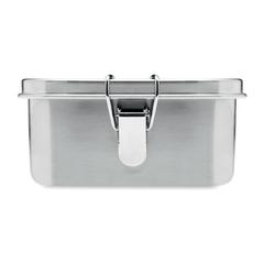 Vue Boîte à lunch en acier inox - Sao de couleur gris| Krokrodeal
