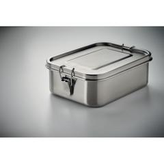 Vue Boîte à lunch en acier inox - Sao de couleur gris| Krokrodeal