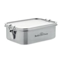 Vue Boîte à lunch en acier inox - Sao de couleur gris| Krokrodeal