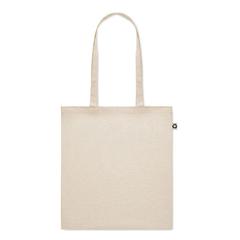 Vue Sac shopping en coton recyclé - Zoco de couleur marron| Krokrodeal