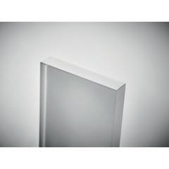 Vue Cadre Trophée en cristal - Blo de couleur blanc| Krokrodeal