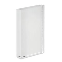 Vue Cadre Trophée en cristal - Blo de couleur blanc| Krokrodeal