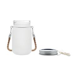Vue Lampe solaire d'extérieur - Kanyezi de couleur blanc| Krokrodeal