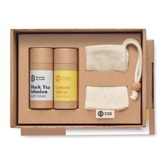 Vue Coffret cadeau de voyage - Style de couleur marron| Krokrodeal