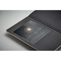 Vue Carnet A5 en papier recyclé - Grow de couleur marron| Krokrodeal