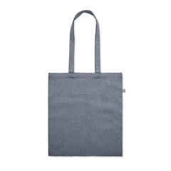 Vue Sac shopping anses longues - Abin de couleur bleu| Krokrodeal