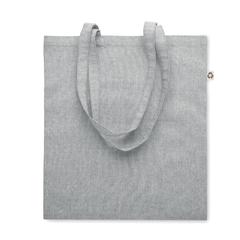Vue Sac shopping anses longues - Abin de couleur gris| Krokrodeal