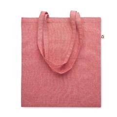 Vue Sac shopping anses longues - Abin de couleur rouge| Krokrodeal