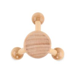 Vue Masseur à main en bois - Assa de couleur marron| Krokrodeal
