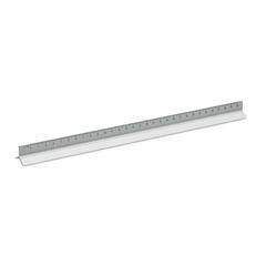 Vue Règle architecte de 30cm - Tria de couleur gris| Krokrodeal