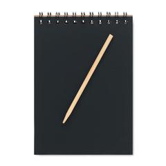Vue Carnet de papier à gratter - Black de couleur marron| Krokrodeal