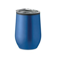 Vue Tasse double paroi 350 ml - Chin chan de couleur bleu| Krokrodeal