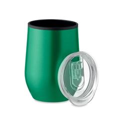 Vue Tasse double paroi 350 ml - Chin chan de couleur vert| Krokrodeal