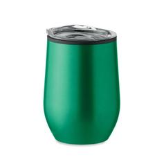 Vue Tasse double paroi 350 ml - Chin chan de couleur vert| Krokrodeal