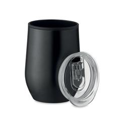 Vue Tasse double paroi 350 ml - Chin chan de couleur noir| Krokrodeal