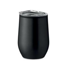 Vue Tasse double paroi 350 ml - Chin chan de couleur noir| Krokrodeal