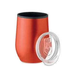 Vue Tasse double paroi 350 ml - Chin chan de couleur rouge| Krokrodeal