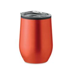 Vue Tasse double paroi 350 ml - Chin chan de couleur rouge| Krokrodeal