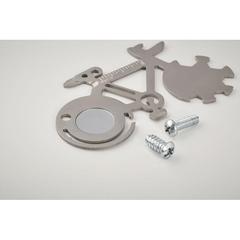 Vue Multi-outil en acier inoxydable - Bitool de couleur gris| Krokrodeal