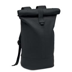 Vue Sac à dos en toile lavée - Zurich roll de couleur noir| Krokrodeal