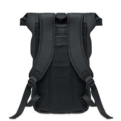 Vue Sac à dos en toile lavée - Zurich roll de couleur noir| Krokrodeal