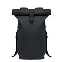 Vue Sac à dos en toile lavée - Zurich roll de couleur noir| Krokrodeal