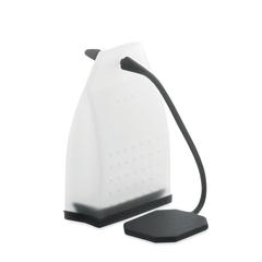 Vue Filtre à thé en silicone - Flaby de couleur noir| Krokrodeal