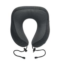 Vue Oreiller de voyage en RPET - Bantal de couleur gris| Krokrodeal