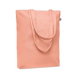 Vue Sac shopping en toile 270 gr/m - Rassa+colour de couleur orange| Krokrodeal