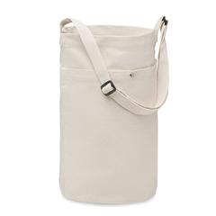 Vue Sac shopping en toile 270 gr/m - Bimba de couleur marron| Krokrodeal