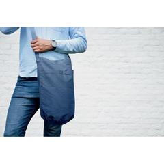 Vue Sac de shopping toile 270 gr/m - Bimba colour de couleur bleu| Krokrodeal