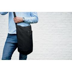 Vue Sac de shopping toile 270 gr/m - Bimba colour de couleur noir| Krokrodeal