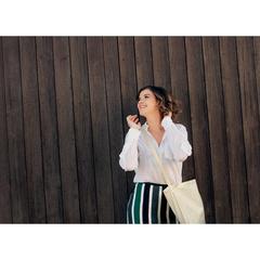 Vue Sac shopping coton 140gr/m². - Ninta de couleur marron| Krokrodeal