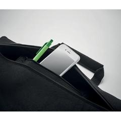 Vue Sac ordinateur feutre RPET - Tapla de couleur noir| Krokrodeal