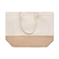 Vue Sac de plage en toile 280 gr/m - Pantai de couleur marron| Krokrodeal