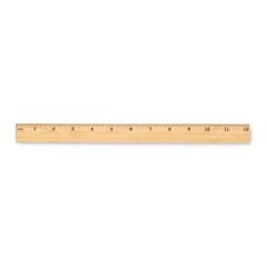 Vue Règle en bambou 30 cm - Baris de couleur marron| Krokrodeal